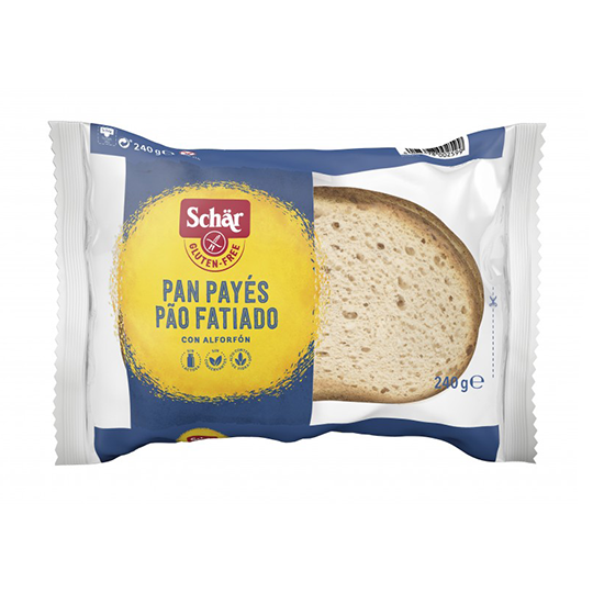 Pan casero payés sin gluten Schar