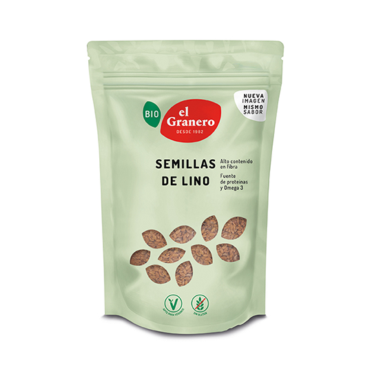 Semillas de Lino Molido Bio, 200 g, Productos ecológicos