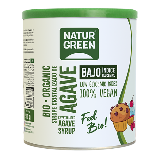 Sirope de agave en polvo Naturgreen 500g.