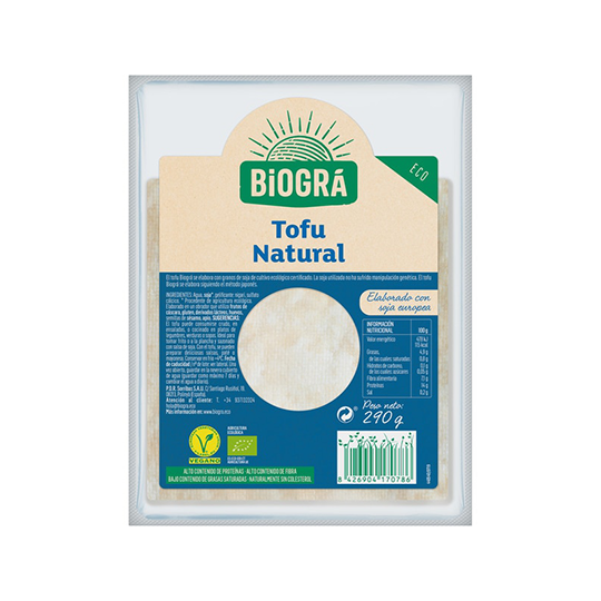 Tofu fresco natural bio Biográ 290 gramos