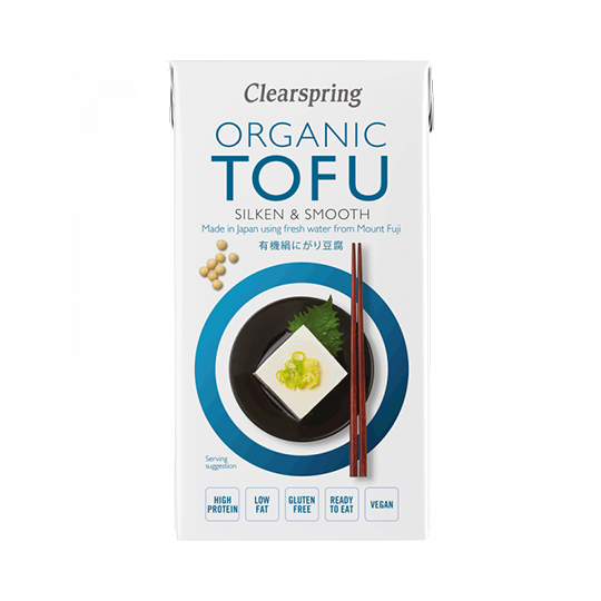 Tofu sedoso japonés ecológico Clearspring 300 gramos