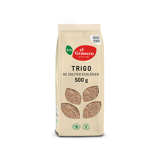 Trigo en grano bio El Granero Integral 500g.