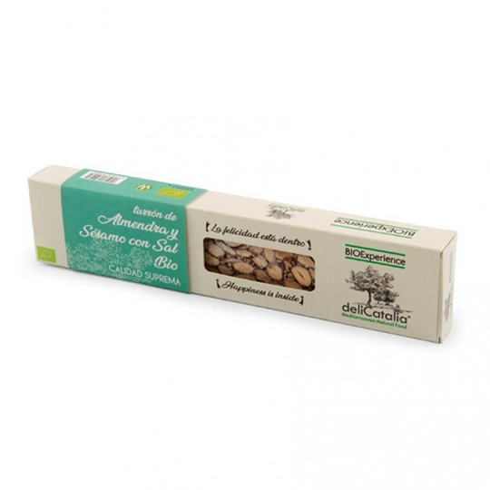 Delicatalia Turrón de almendra, sésamo y sal