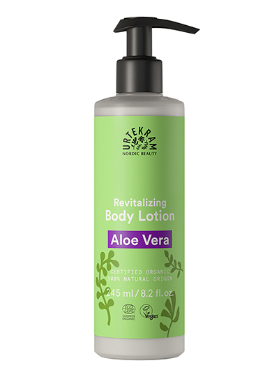 Crema corporal Aloe Vera orgánica dosificador 245ml.
