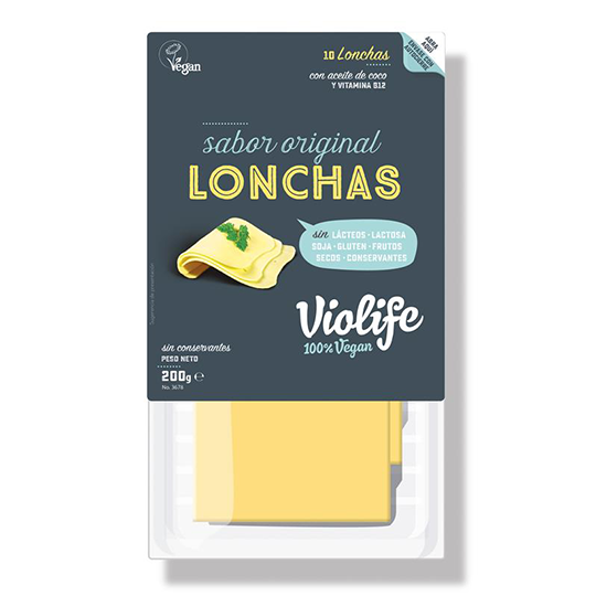 Lonchas veganas sabor queso Violife 200 gramos