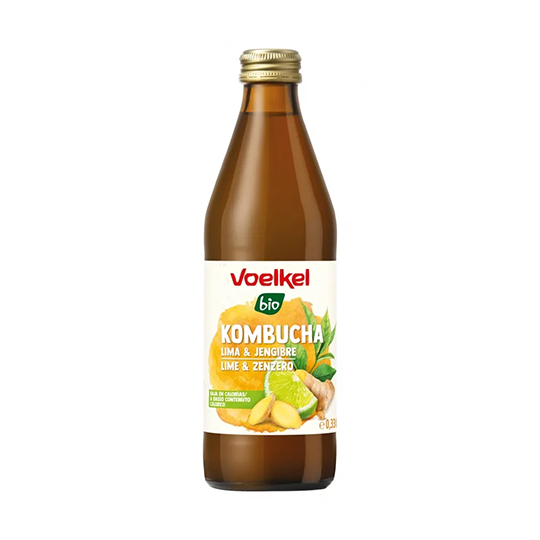 Kombucha de Lima y Jengibre bio Voelkel