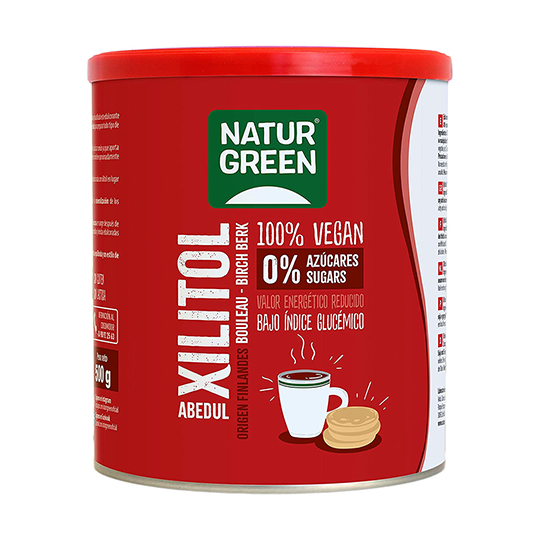 Azúcar de abedul Xilitol NaturGreen 500 gramos - Ítem