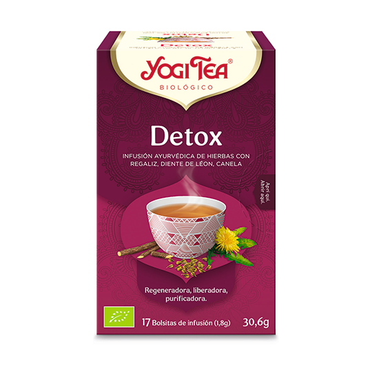 Infusión detox (purifica) Yogi Tea 17 bolsitas