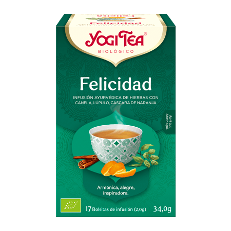 Infusión Felicidad Yogi Tea 17 bolsitas