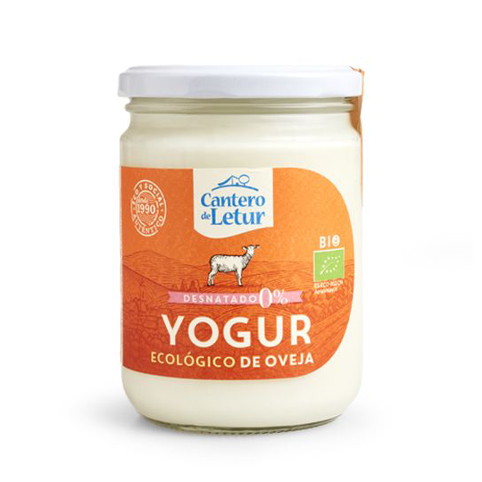 Yogur oveja desnatado El Cantero de Letur 420g.