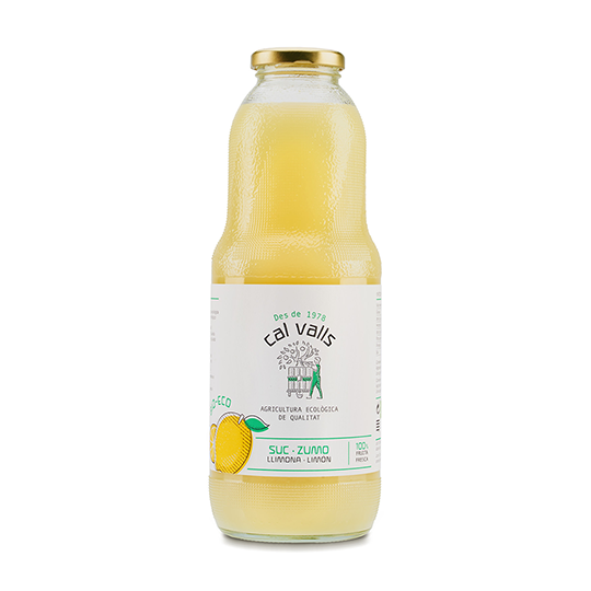 Zumo limón ecológico Cal Valls 1 litro